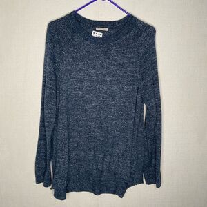 Eileen Fisher Pullover‎ women’s Large Blue Long Sleeve Crewneck Cotton Sweater